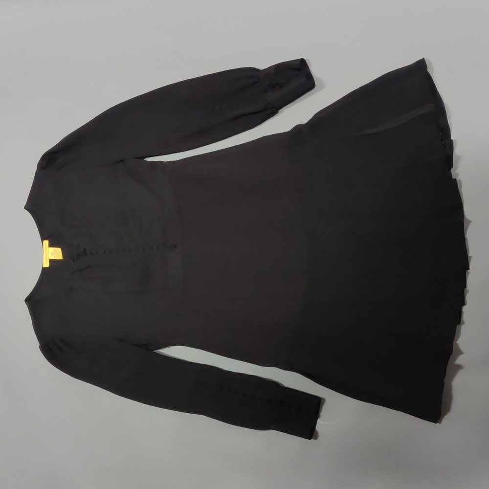Catherine Malandrino Silk Pleated Dress